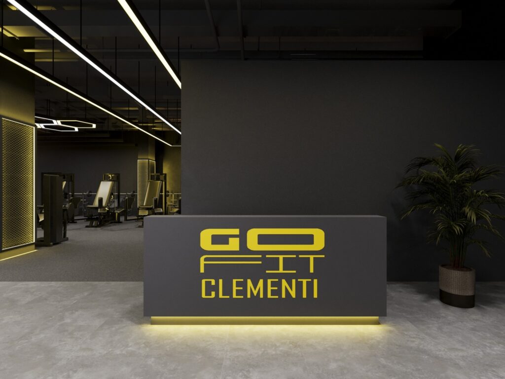 Welcome reception area at GoFit Clementi