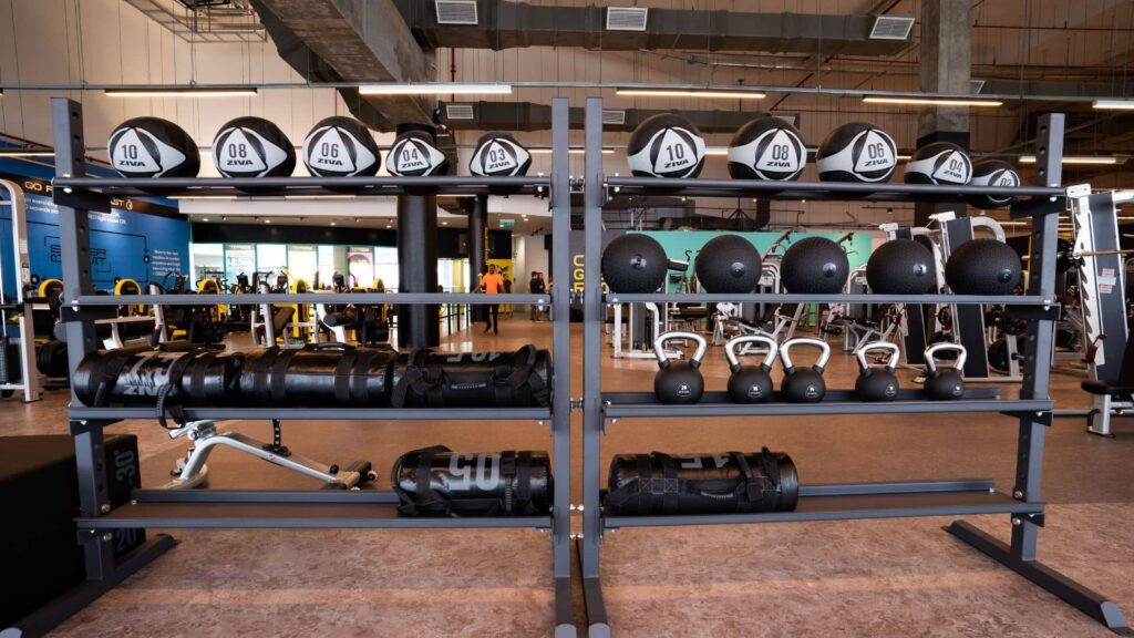 The HIIT/ Functional Training rack at GoFit i-City Malaysia